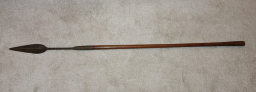 Beautiful 19th Century Swazi Throwing Spear - 49-ins long