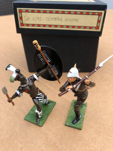Little Legion - Toy Soldiers - Trooper Hunter, Natal Mounted Police & a Zulu, at Rorke’s Drift (Z/93)