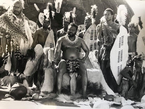 Publicity Still from 'ZULU DAWN' - Simon Sabela as King Cetshwayo