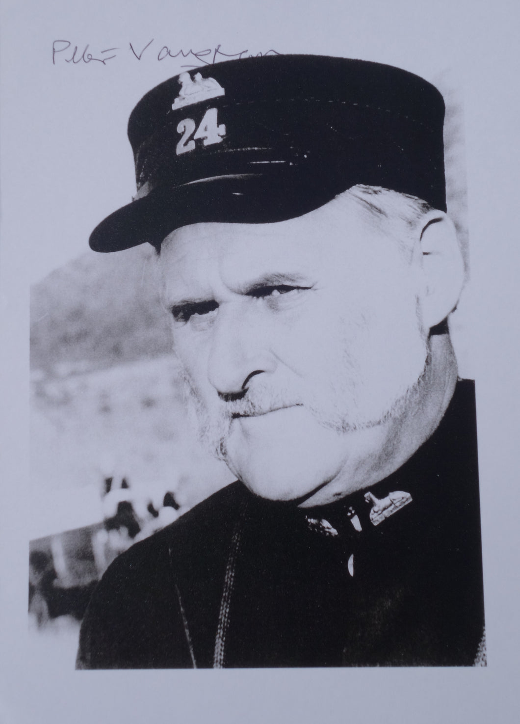 Celebrity Autograph - Peter Vaughan, who played ‘Quartermaster Bloomfield’ in Zulu Dawn