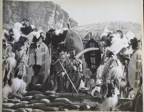 ZULU Movie Still - Featuring Prince Mangosuthu Buthelezi as King Cetshwayo