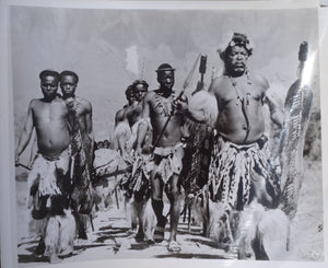 ZULU Movie Still - Featuring a very rare image depicting Zulu warriors