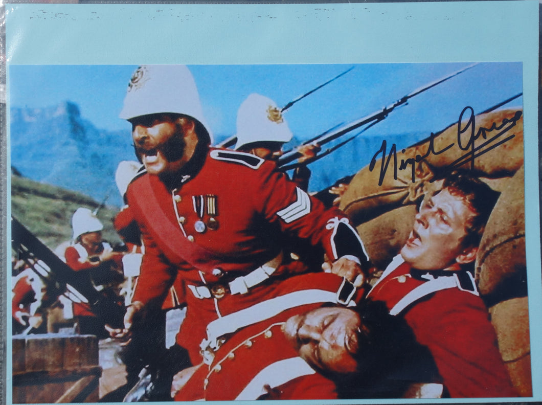 Celebrity Autograph - Nigel Green who played ‘Colour Sergeant Bourne’