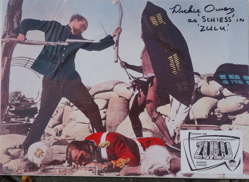 Celebrity Autograph - Dickie Owen as ‘Cpl. Schiess’ in Zulu