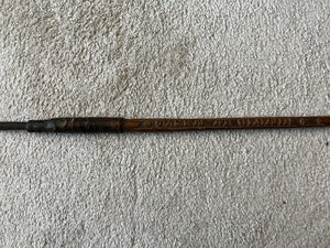 Zulu War Throwing Spear Picked Up At Battle of Ulundi, Carved Inscription - 47 Inches