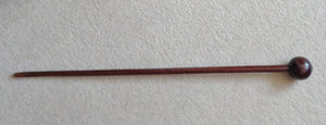 A Solid 19th Century Zulu Fighting Knobkerrie, Iwisa - 28 Inches Long