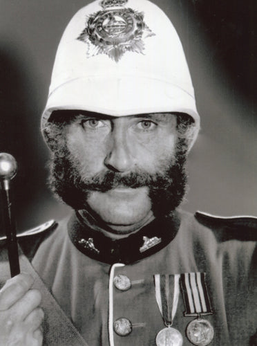 Black & White Still from 'ZULU' - Colour Sergeant Bourne
